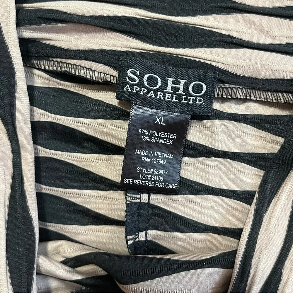 Soho Apparel black tan